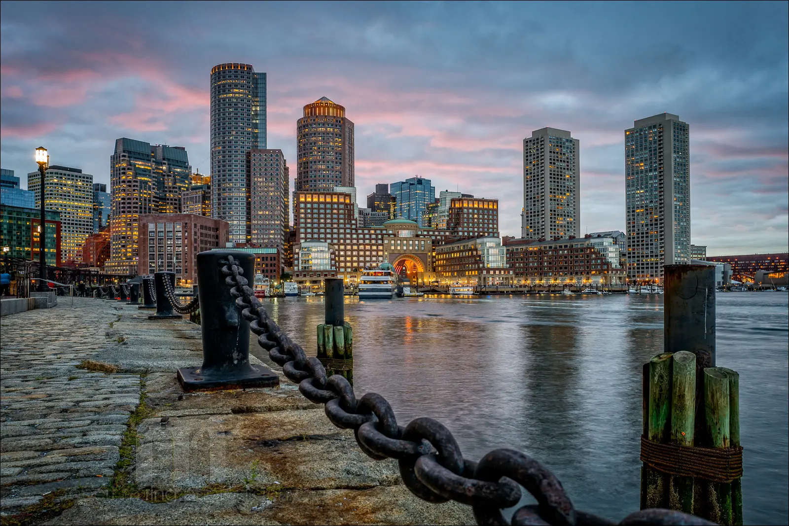 Панорама современного Бостона