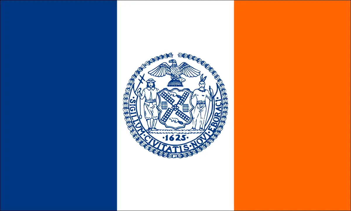 Флаг города Нью-Йорк