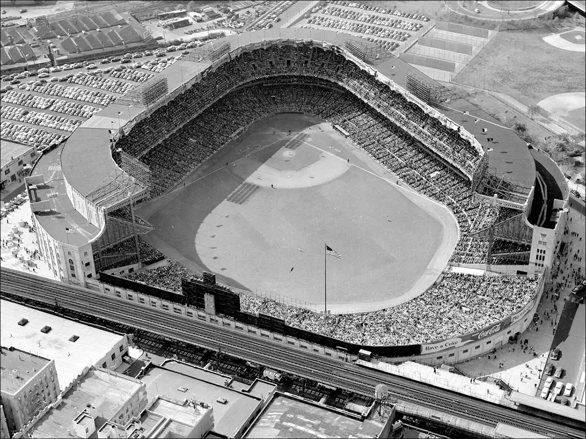 Старый стадион Янки до 1973 года