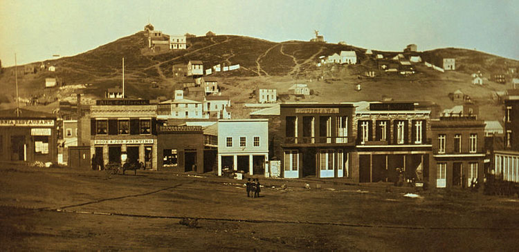 Сан-Франциско в 1851 году