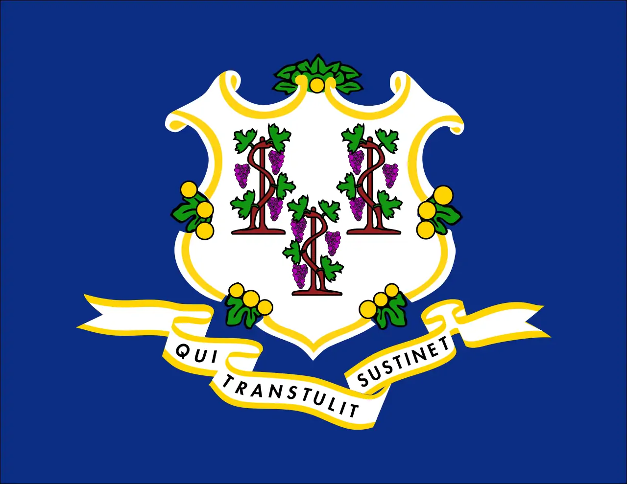 Флаг штата Коннектикут