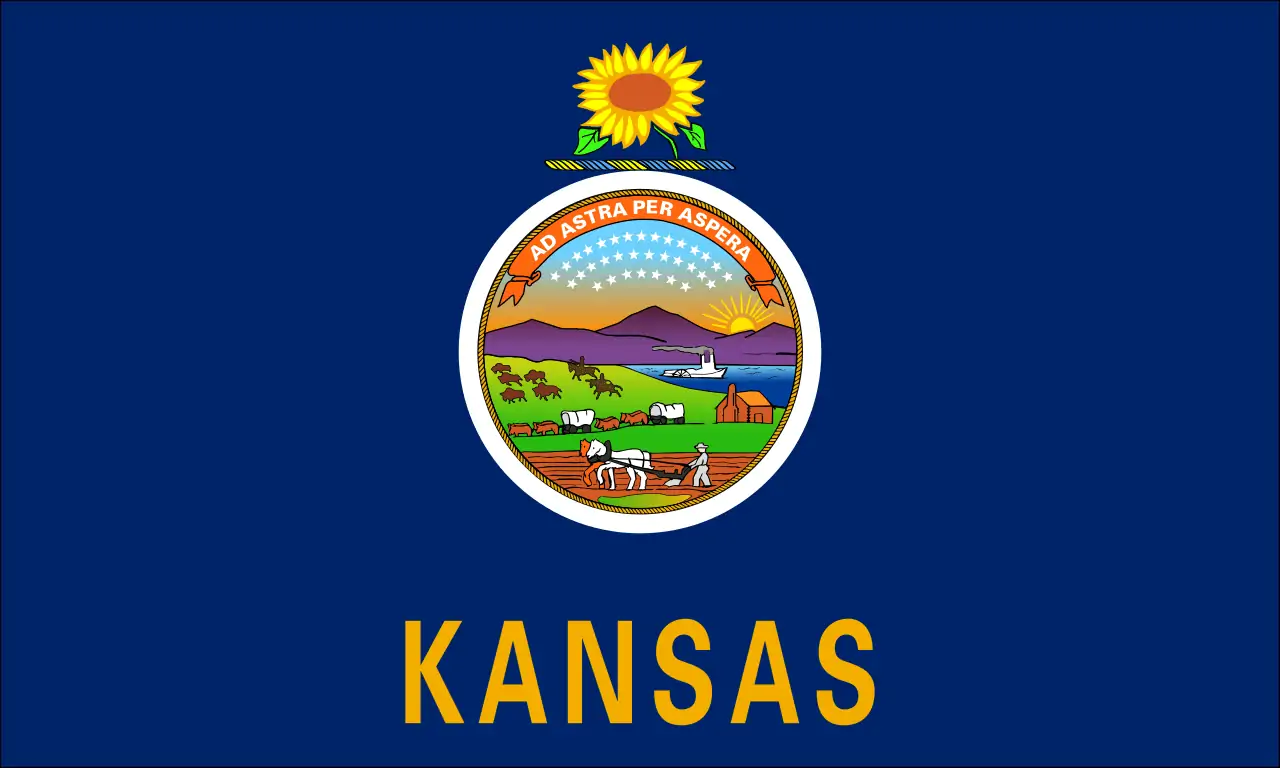 Флаг штата Канзас