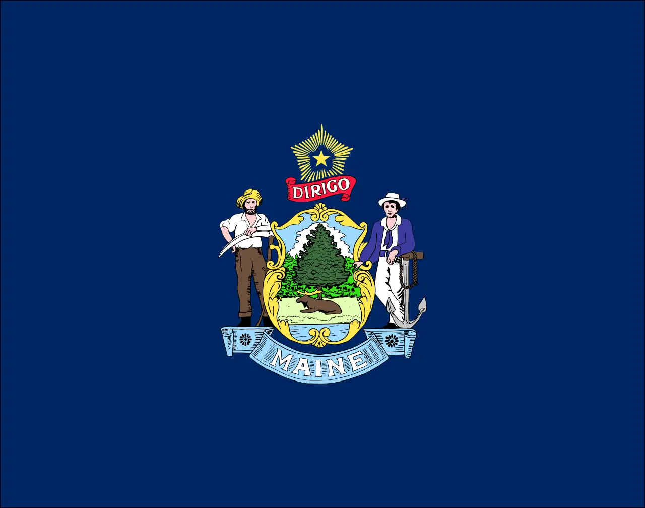 Флаг штата Мэн