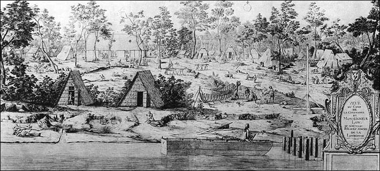 Билокси в 1720 году