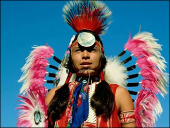 Индеец навахо в Нью-Мексико