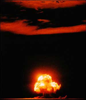 Атомный взрыв в Нью-Мексико