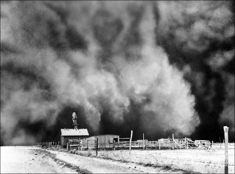 Пыльная буря над Оклахомой