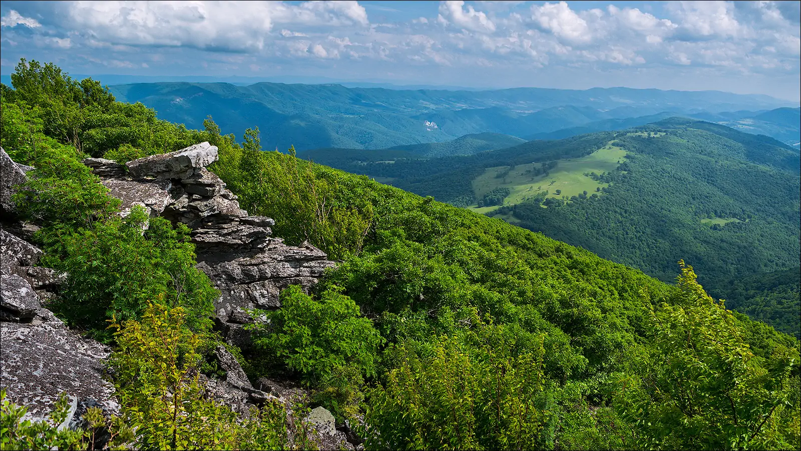 Аллеганские горы в Западной Вирджинии